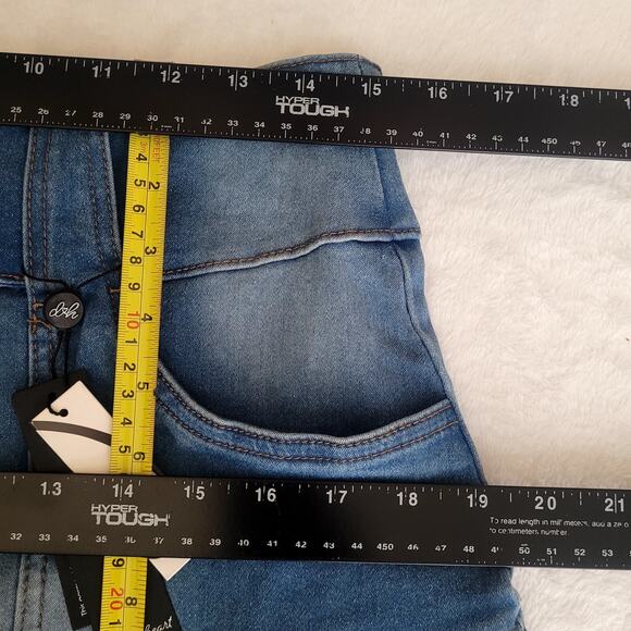 Derek Heart Y2K Vibes‎ Mini Low Rise Pleated Peplum Skirt Fairy Grunge Sz 9 NWT - Picture 7 of 8